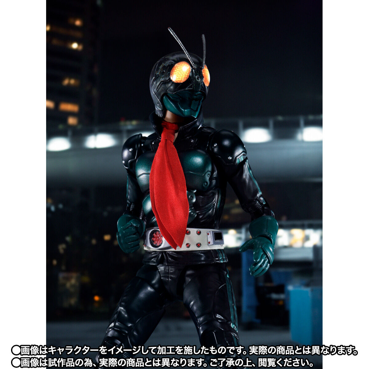 仮面ライダー THE NEXT「S.H.Figuarts（真骨彫製法） 仮面ライダー1号／本郷猛（仮面ライダーTHE NEXT）」のフィギュア画像