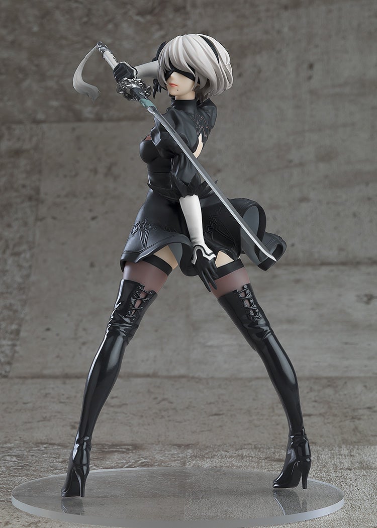 NieR:Automata Ver1.1a「POP UP PARADE 2B（ヨルハ二号B型）」のフィギュア画像