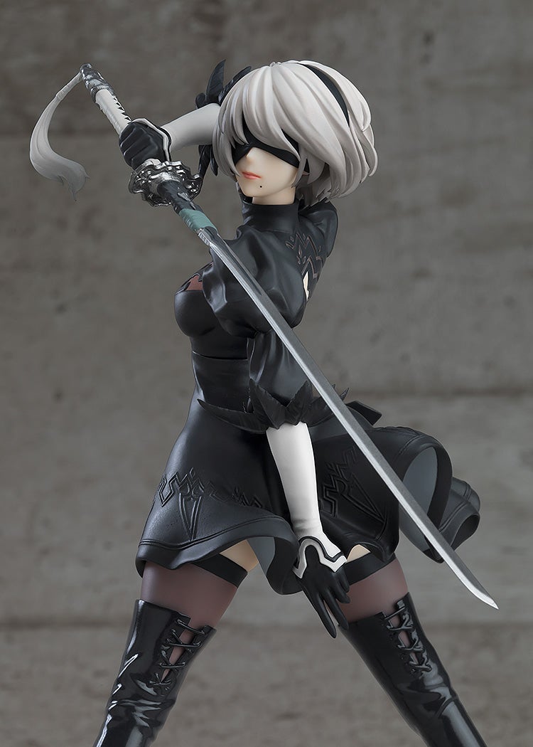 NieR:Automata Ver1.1a「POP UP PARADE 2B（ヨルハ二号B型）」のフィギュア画像