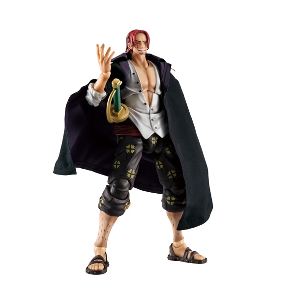 「ヴァリアブルアクション Heroes ONE PIECE 赤髪のシャンクスVer.1.5」のフィギュア画像