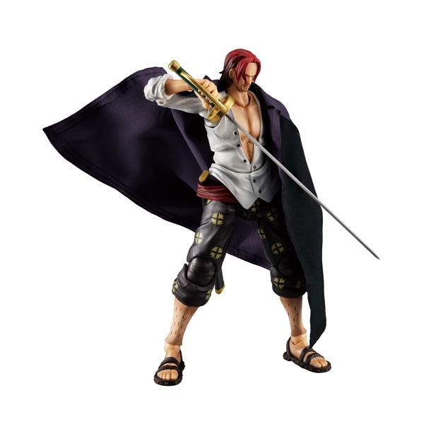 「ヴァリアブルアクション Heroes ONE PIECE 赤髪のシャンクスVer.1.5」のフィギュア画像