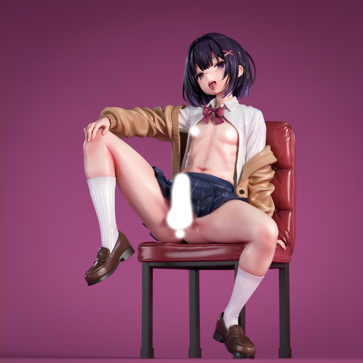 インサイトオリジナル「肉感美少年 男の娘 千秋 ズルムケver.」のフィギュア画像