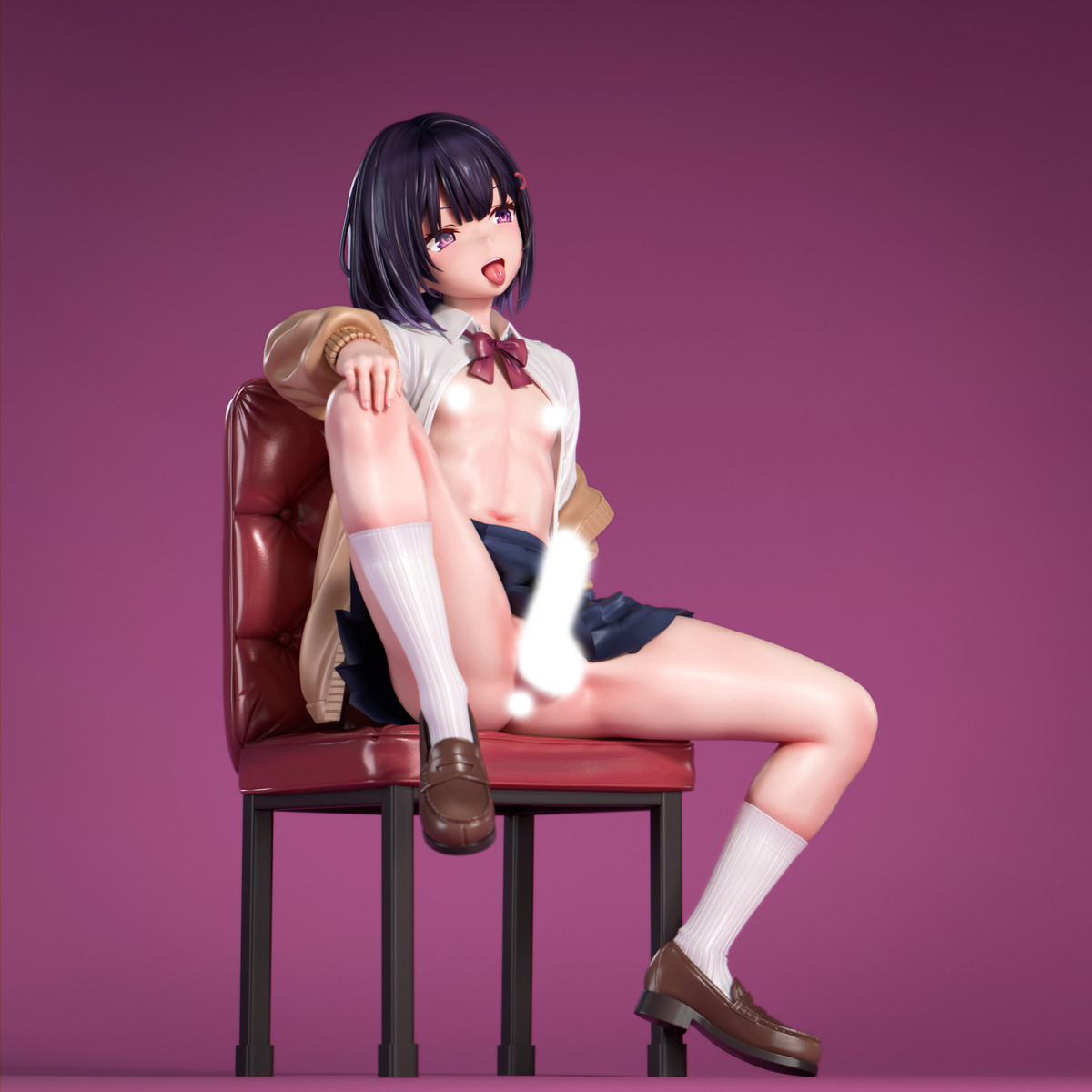 インサイトオリジナル「肉感美少年 男の娘 千秋 ズルムケver.」のフィギュア画像