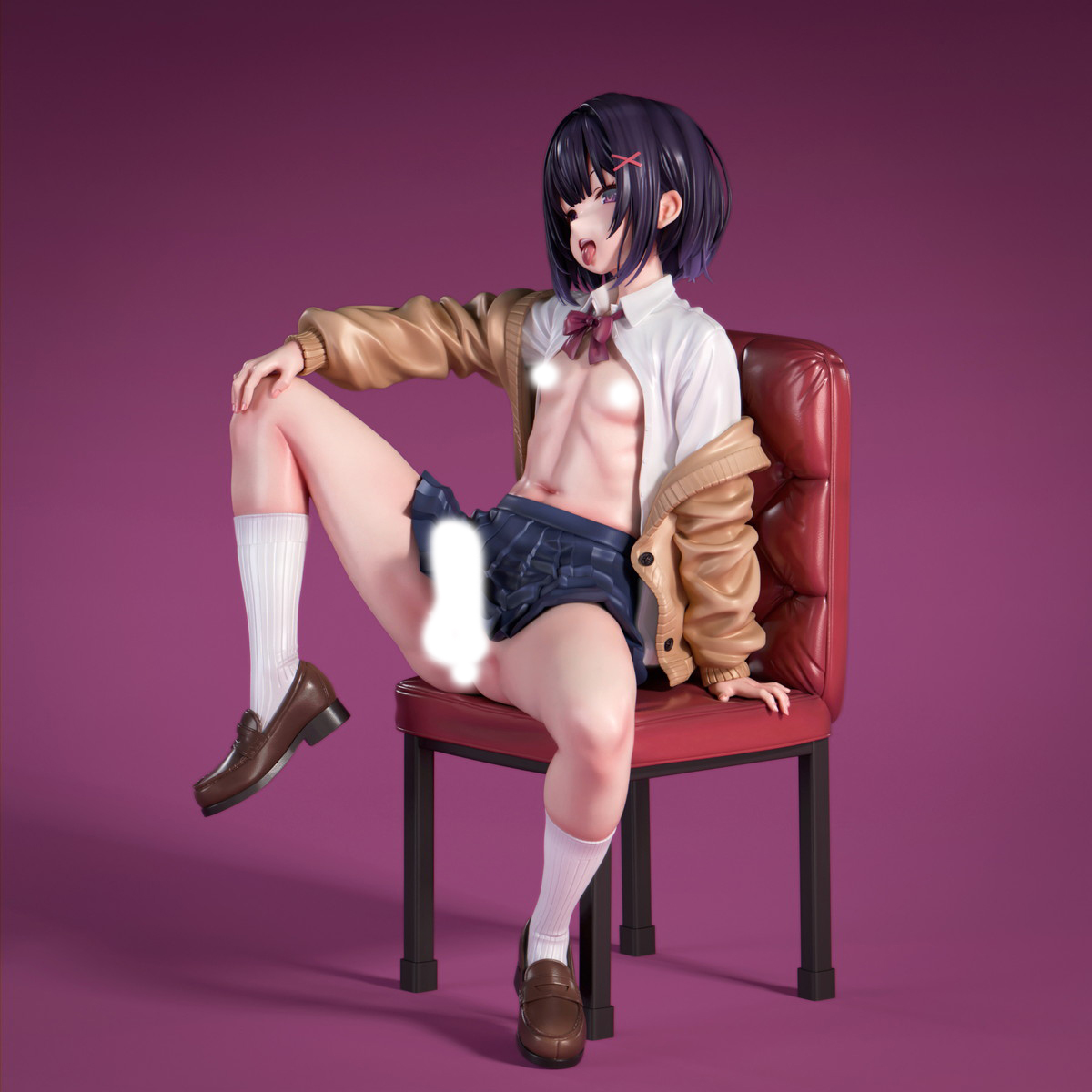 インサイトオリジナル「肉感美少年 男の娘 千秋 ズルムケver.」のフィギュア画像