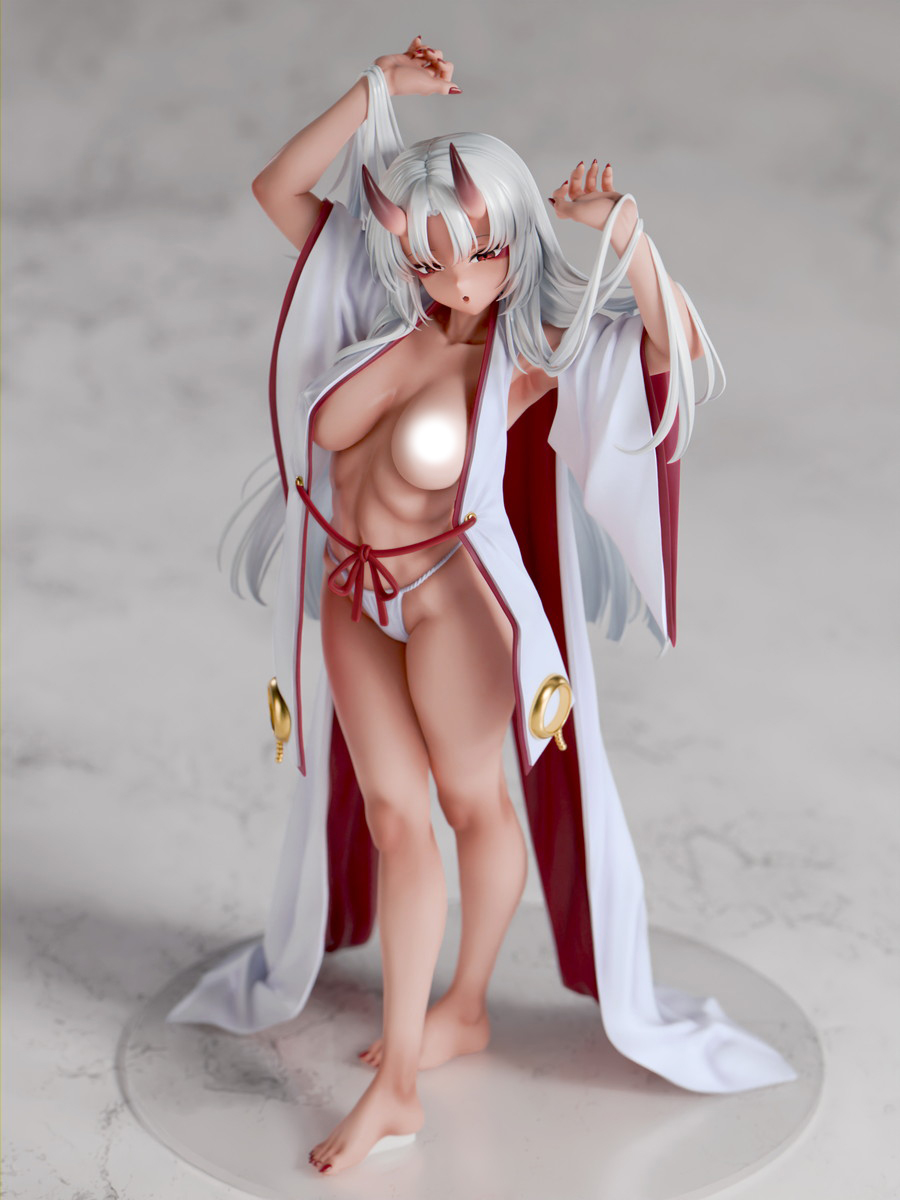 ラマンダ氏オリジナルイラスト「鬼巫女」のフィギュア画像