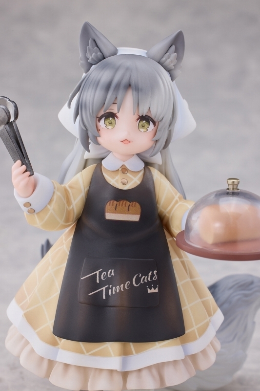 ティータイム キャッツ シーン「にゃん町“パン屋”店員＆お客セット」のフィギュア画像