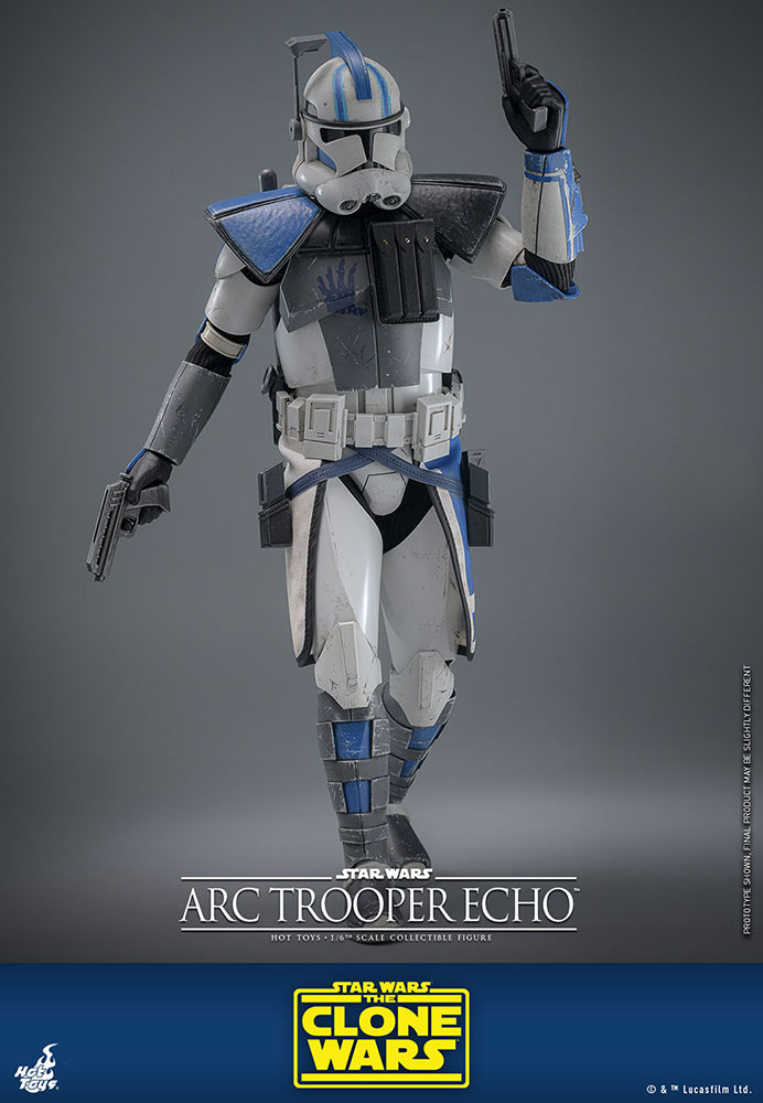 スター・ウォーズ：クローン・ウォーズ「ARCトルーパー／エコー」のフィギュア画像