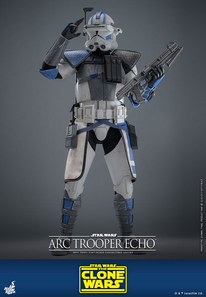 スター・ウォーズ：クローン・ウォーズ「ARCトルーパー／エコー」のフィギュア画像