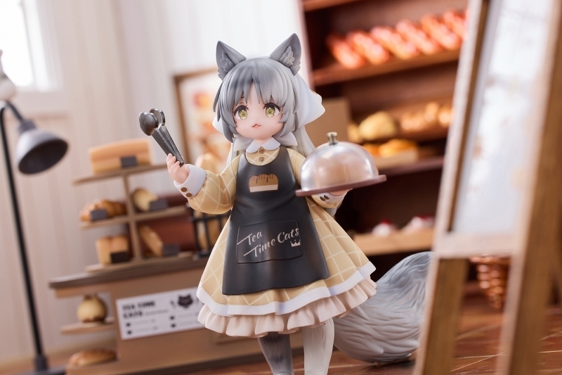 ティータイム キャッツ シーン「にゃん町 パン屋 店員にゃん」のフィギュア画像