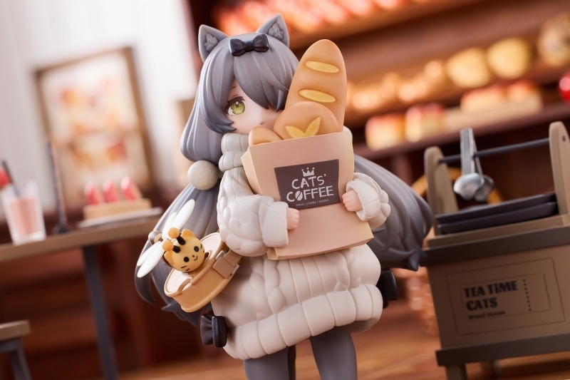 ティータイム キャッツ シーン「にゃん町 パン屋 お客にゃん」のフィギュア画像