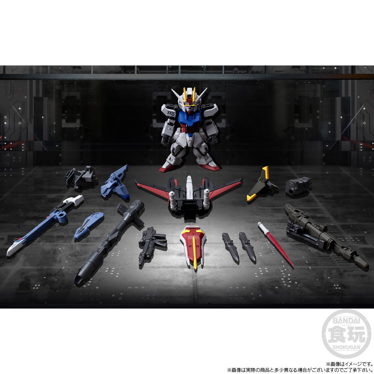 機動戦士ガンダムSEED「FW GUNDAM CONVERGE CORE ストライクガンダム FULL WEAPON SET」のフィギュア画像