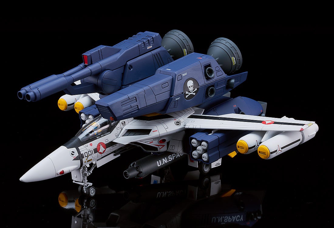 超時空要塞マクロス 愛・おぼえていますか「PLAMAX PX08 1/72 VF-1S ストライクファイターバルキリー スカルリーダー」のフィギュア画像