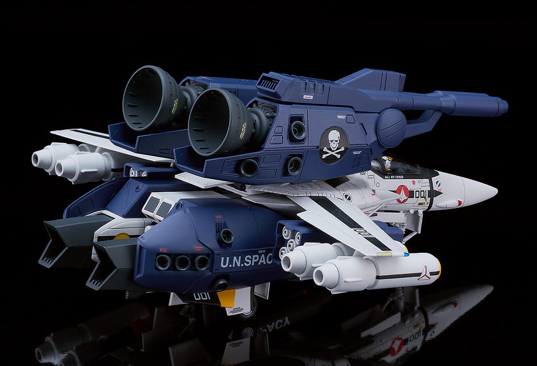 超時空要塞マクロス 愛・おぼえていますか「PLAMAX PX08 1/72 VF-1S ストライクファイターバルキリー スカルリーダー」のフィギュア画像