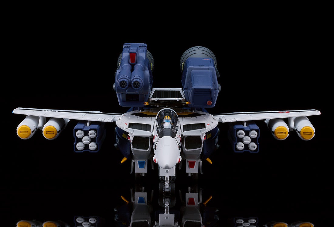 超時空要塞マクロス 愛・おぼえていますか「PLAMAX PX08 1/72 VF-1S ストライクファイターバルキリー スカルリーダー」のフィギュア画像