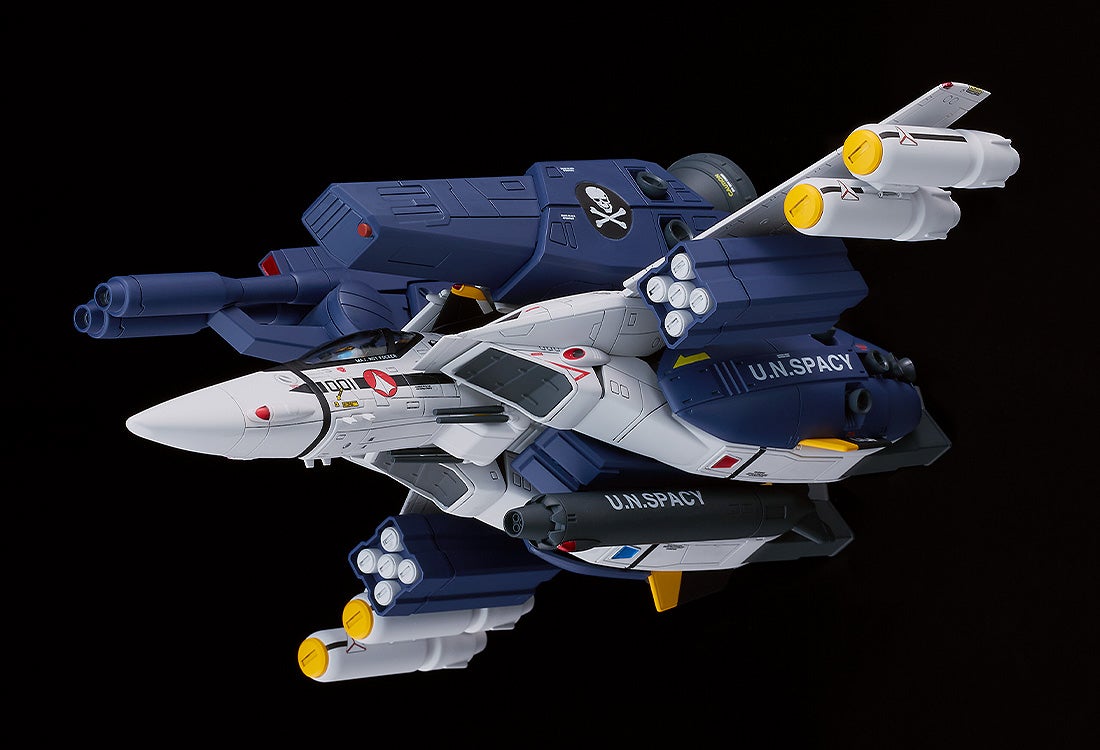 超時空要塞マクロス 愛・おぼえていますか「PLAMAX PX08 1/72 VF-1S ストライクファイターバルキリー スカルリーダー」のフィギュア画像