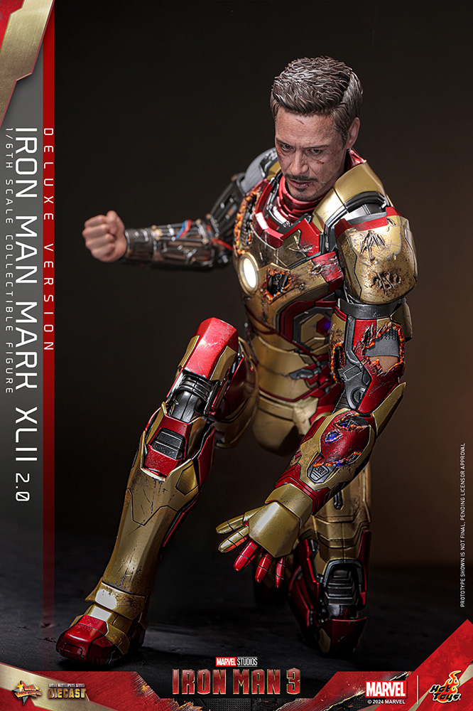 アイアンマン3「アイアンマン・マーク42（2.0版）」のフィギュア画像