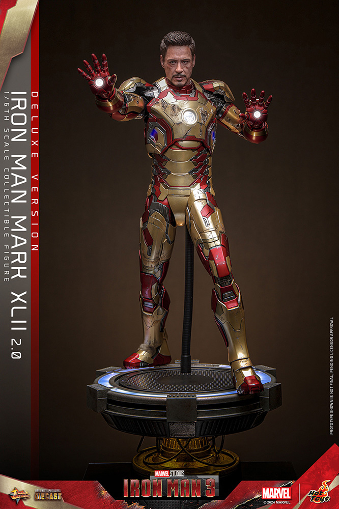 アイアンマン3「アイアンマン・マーク42（2.0版）」のフィギュア画像