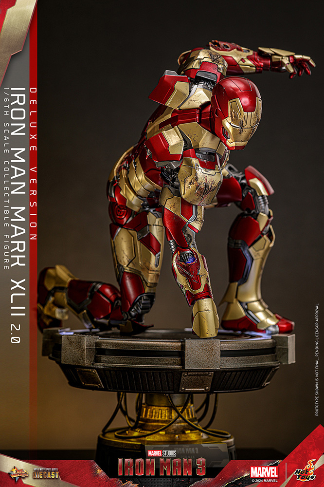 アイアンマン3「アイアンマン・マーク42（2.0版）」のフィギュア画像