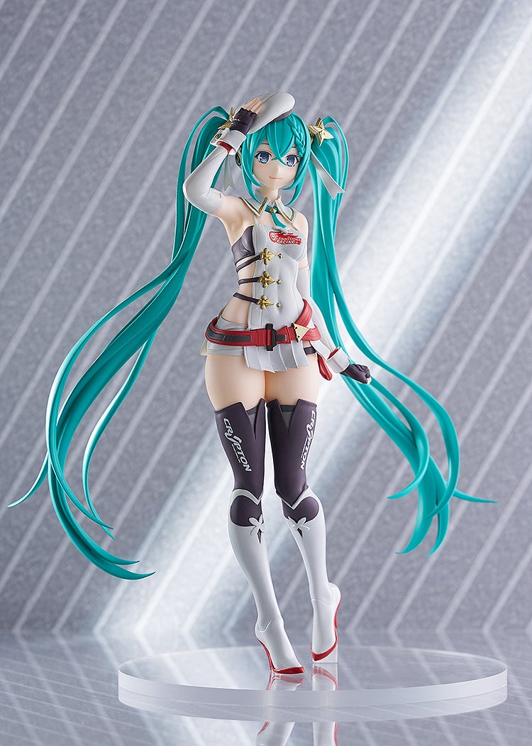 初音ミク GTプロジェクト「POP UP PARADE レーシングミク 2023Ver.」のフィギュア画像