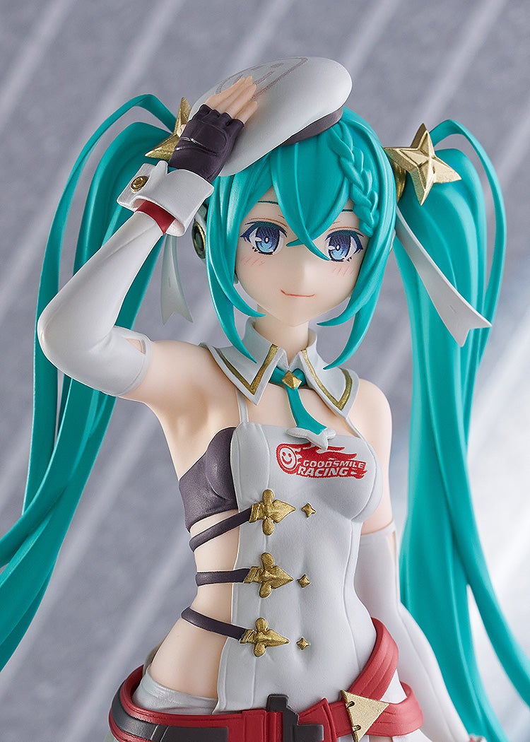 初音ミク GTプロジェクト「POP UP PARADE レーシングミク 2023Ver.」のフィギュア画像