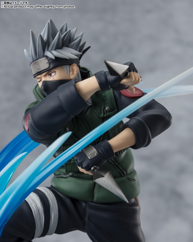 NARUTO-ナルト- 疾風伝「フィギュアーツZERO ［超激戦］はたけカカシ-かつての友との決着-」のフィギュア画像