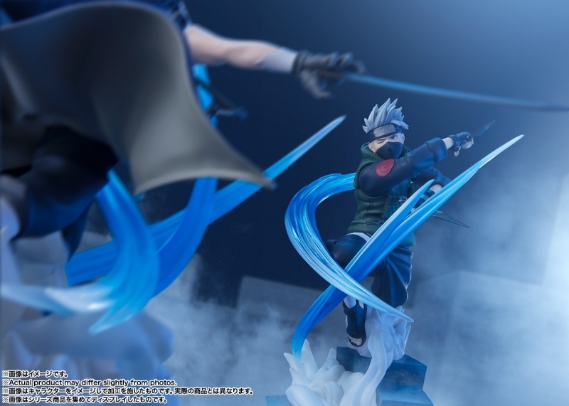 NARUTO-ナルト- 疾風伝「フィギュアーツZERO ［超激戦］はたけカカシ-かつての友との決着-」のフィギュア画像