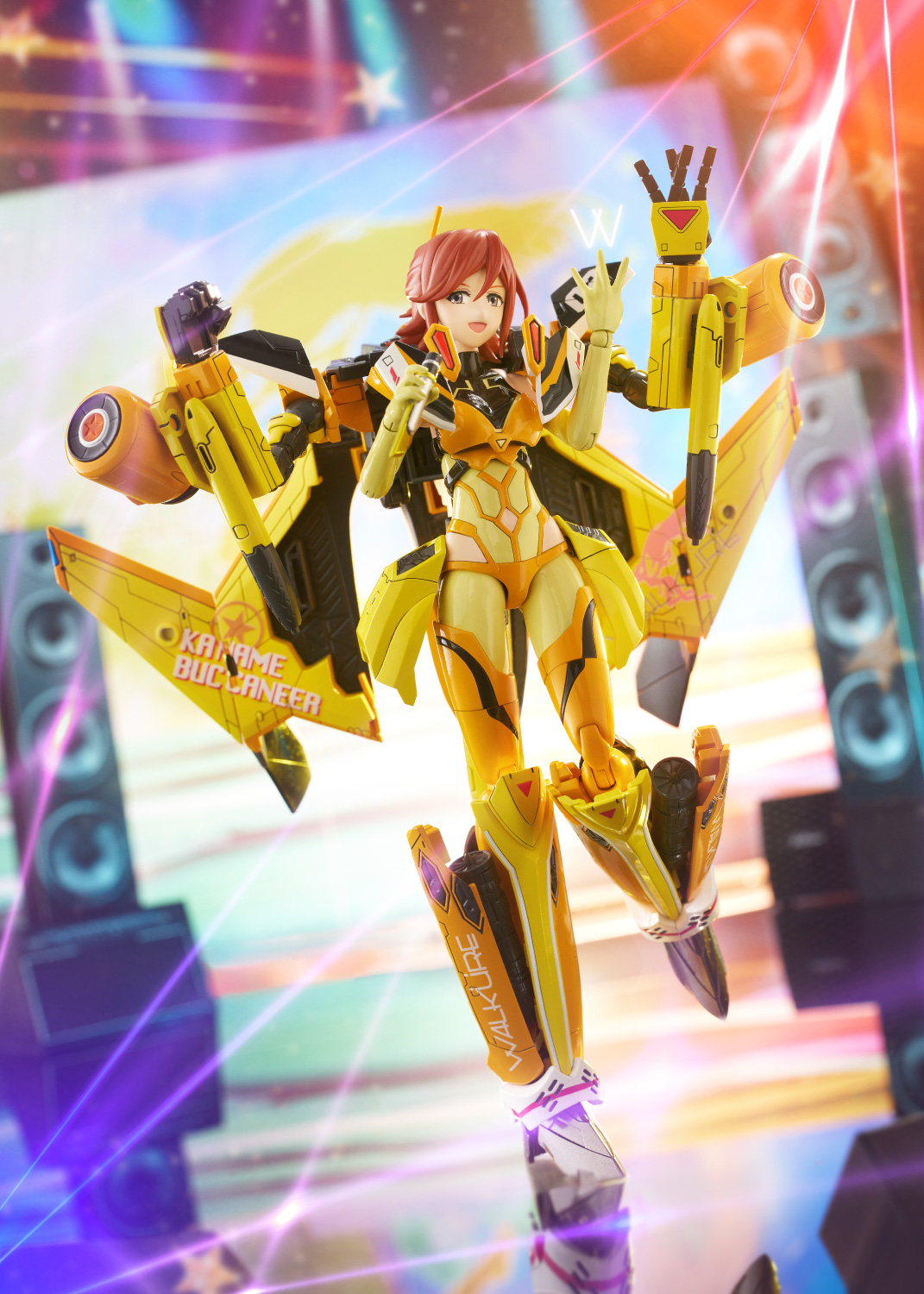 「V.F.G. No.MC-16 マクロスΔ VF-31J ジークフリード カナメ・バッカニア」のフィギュア画像