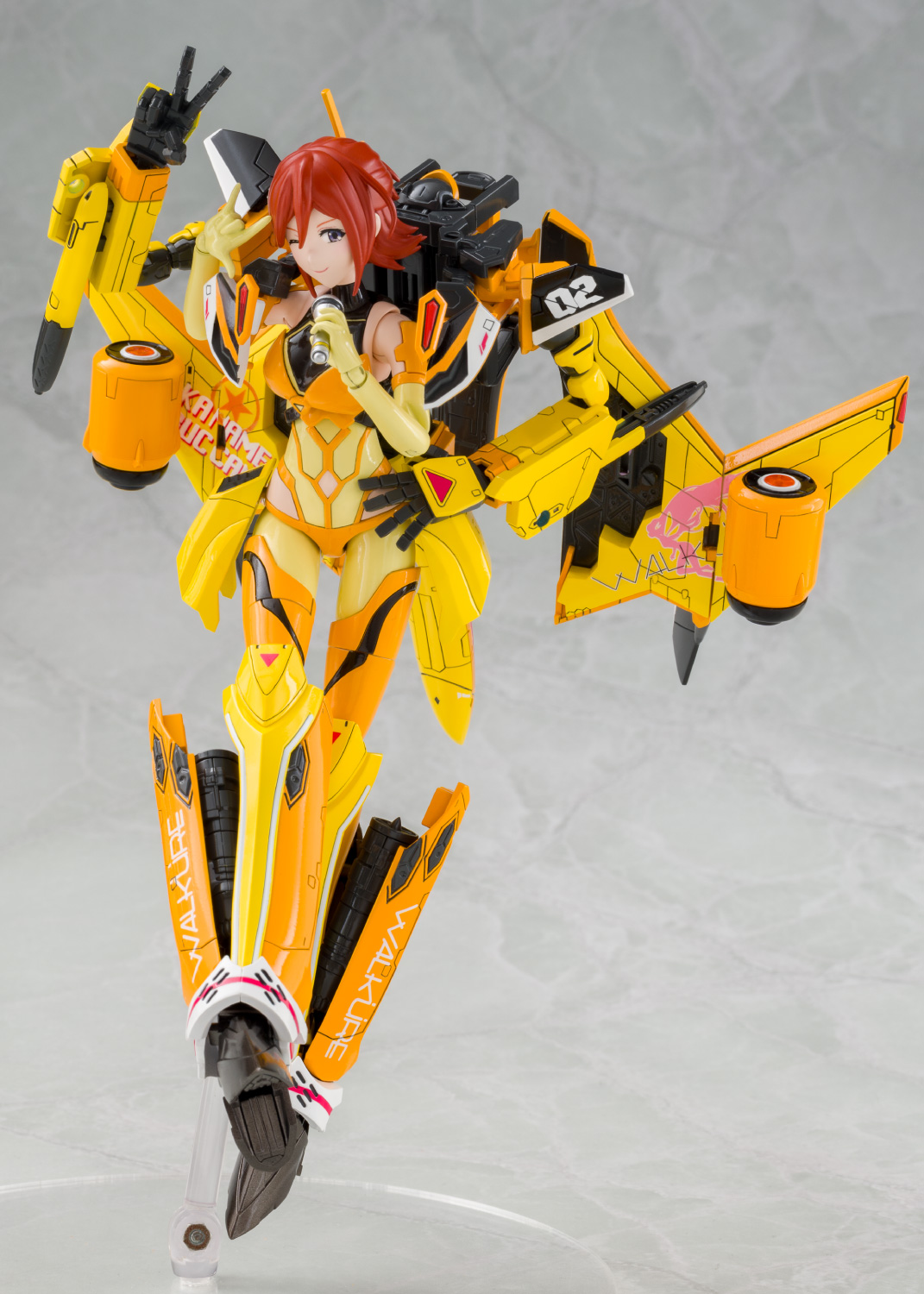 「V.F.G. No.MC-16 マクロスΔ VF-31J ジークフリード カナメ・バッカニア」のフィギュア画像