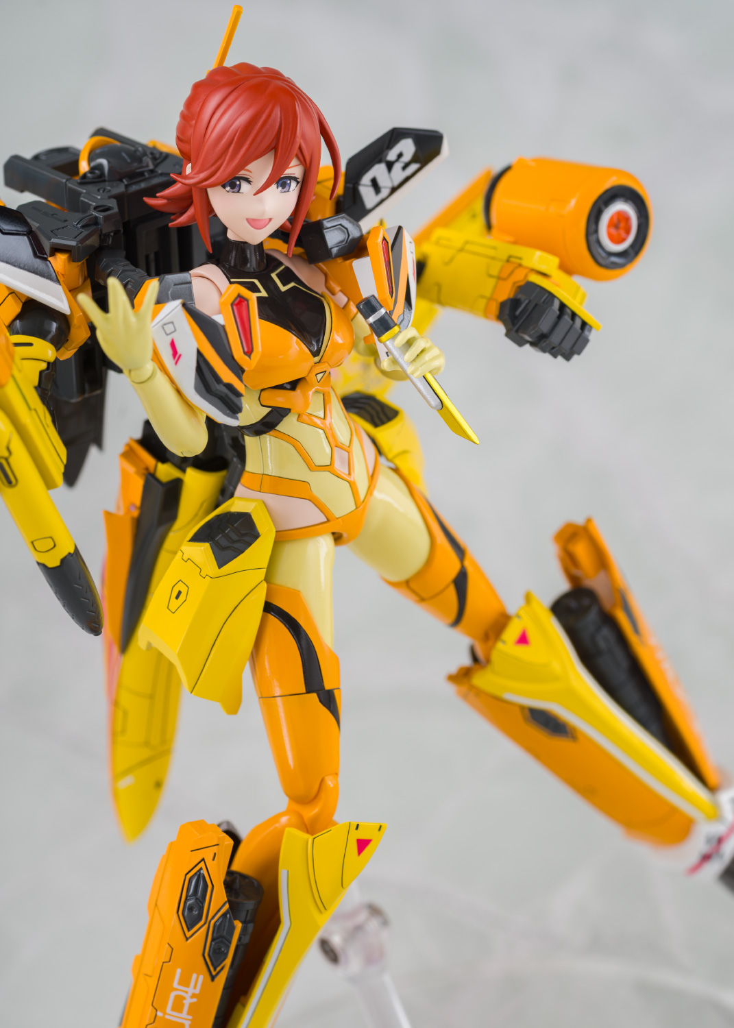 「V.F.G. No.MC-16 マクロスΔ VF-31J ジークフリード カナメ・バッカニア」のフィギュア画像