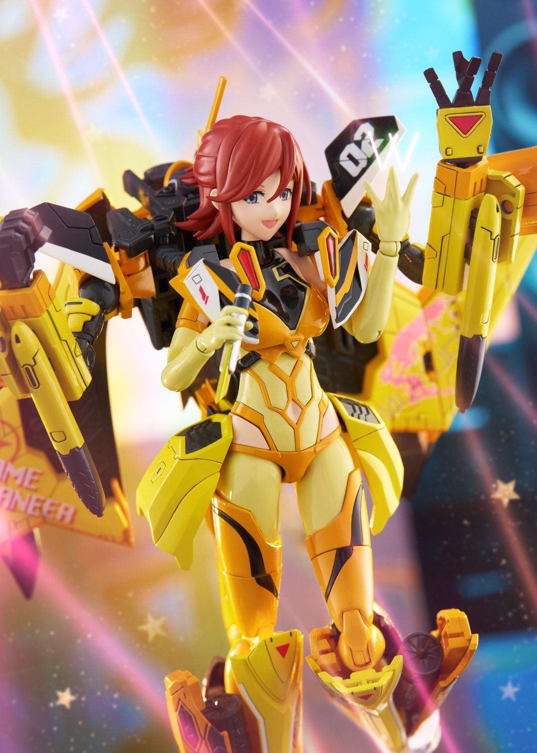 「V.F.G. No.MC-16 マクロスΔ VF-31J ジークフリード カナメ・バッカニア」のフィギュア画像