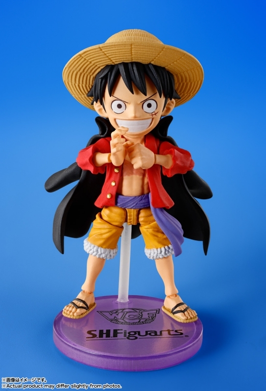 ONE PIECE「S.H.Figuarts ワールドコレクタブルフィギュア×S.H.Figuarts モンキー・D・ルフィ」のフィギュア画像