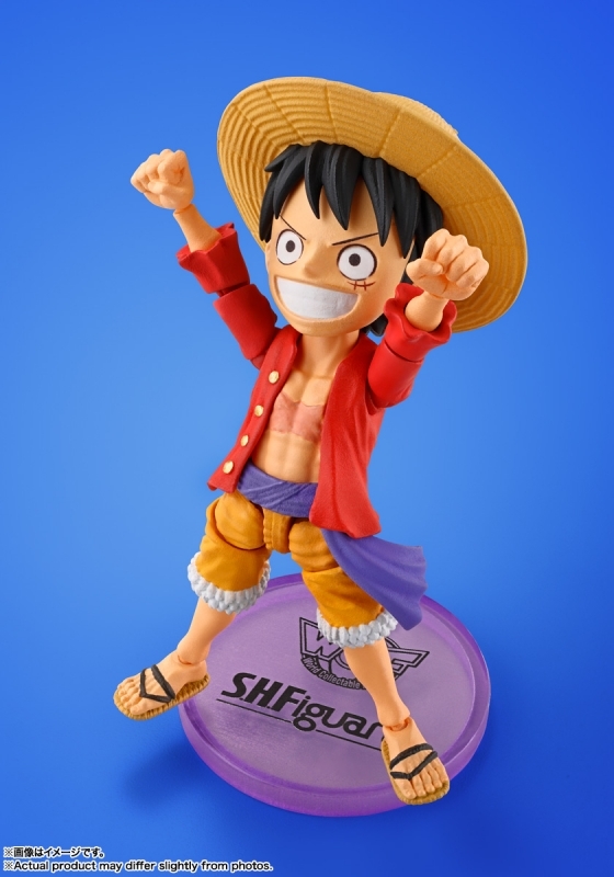 ONE PIECE「S.H.Figuarts ワールドコレクタブルフィギュア×S.H.Figuarts モンキー・D・ルフィ」のフィギュア画像