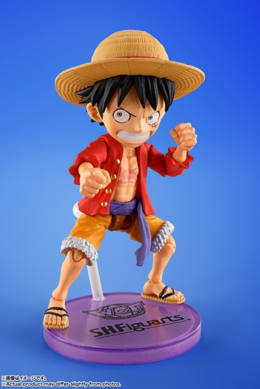 ONE PIECE「S.H.Figuarts ワールドコレクタブルフィギュア×S.H.Figuarts モンキー・D・ルフィ」のフィギュア画像