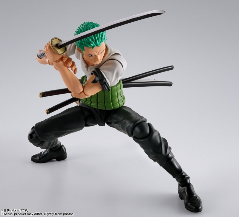 ONE PIECE「S.H.Figuarts ロロノア・ゾロ -冒険の夜明け-」のフィギュア画像