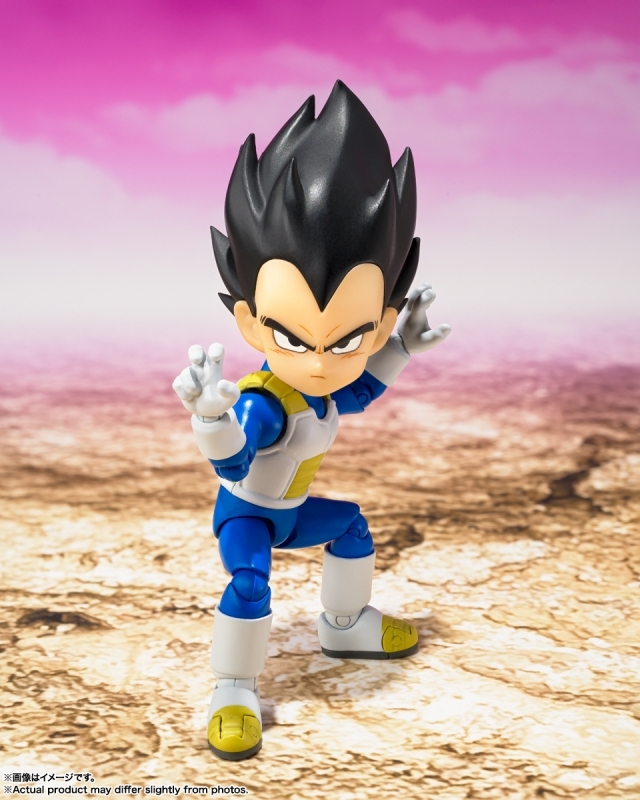 ドラゴンボールDAIMA「S.H.Figuarts ベジータ（ミニ）-DAIMA-」のフィギュア画像