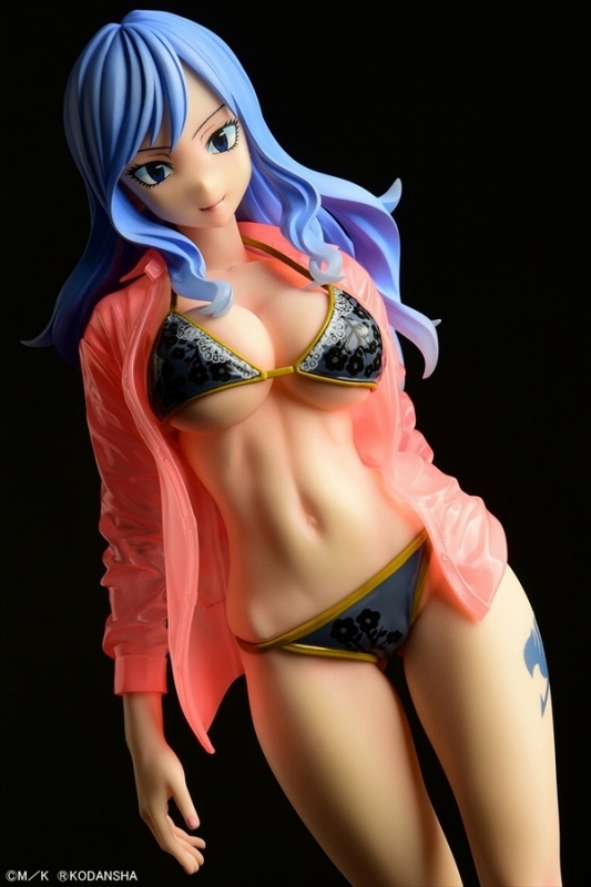 FAIRY TAIL「ジュビア・ロクサーGravure_Style「黒ビキニ！！」濡れ透けワイシャツSP」のフィギュア画像