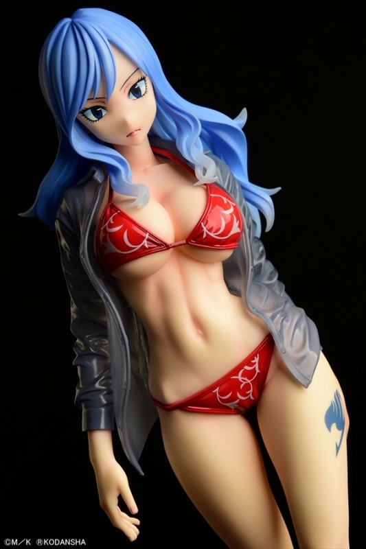 FAIRY TAIL「ジュビア・ロクサーGravure_Style「赤ビキニ！！」濡れ透けワイシャツSP」のフィギュア画像