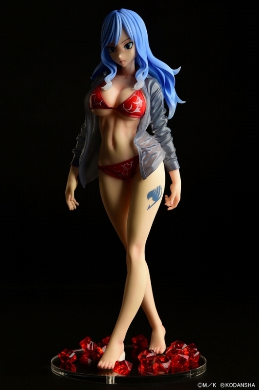 FAIRY TAIL「ジュビア・ロクサーGravure_Style「赤ビキニ！！」濡れ透けワイシャツSP」のフィギュア画像