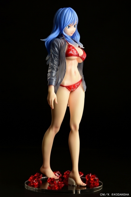 FAIRY TAIL「ジュビア・ロクサーGravure_Style「赤ビキニ！！」濡れ透けワイシャツSP」のフィギュア画像