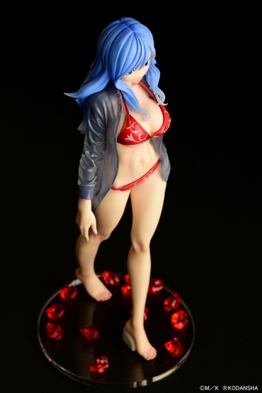 FAIRY TAIL「ジュビア・ロクサーGravure_Style「赤ビキニ！！」濡れ透けワイシャツSP」のフィギュア画像