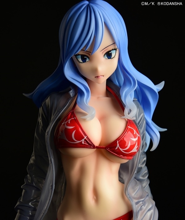 FAIRY TAIL「ジュビア・ロクサーGravure_Style「赤ビキニ！！」濡れ透けワイシャツSP」のフィギュア画像