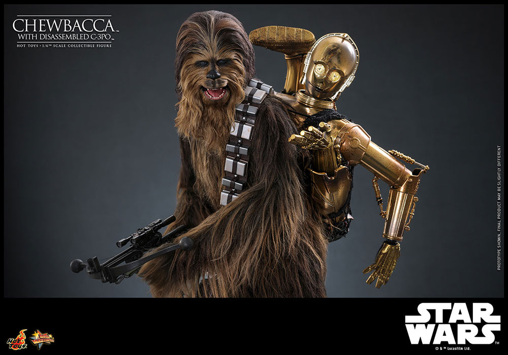 スター・ウォーズ エピソード5／帝国の逆襲「チューバッカ＆C-3PO（分解）」のフィギュア画像