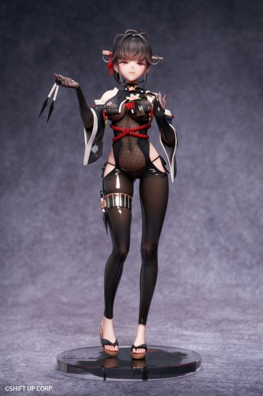 勝利の女神：NIKKE「サクラ 黒夜密行」のフィギュア画像