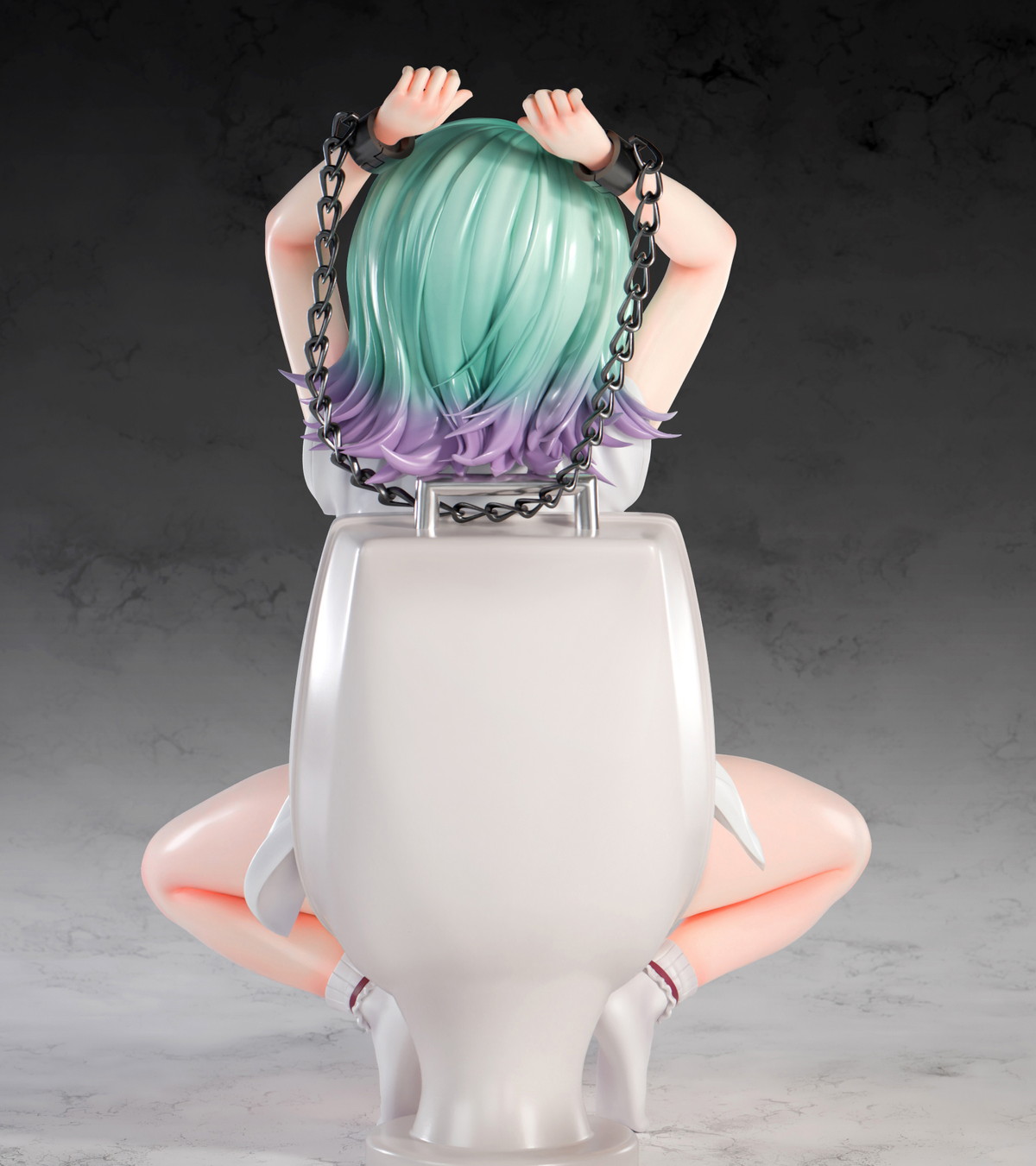 インサイトオリジナル「肉感少女 性処理トイレのふたなり娘 翠希」のフィギュア画像