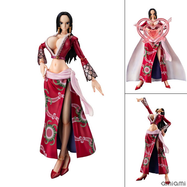 「ヴァリアブルアクションヒーローズ ONE PIECE ボア・ハンコック Ver.1.5」のフィギュア画像