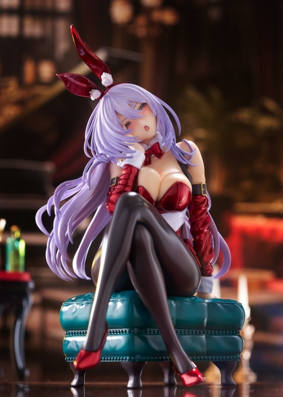 はにかみ彼女「天笠綴 Bunny Style Illustrated by ピロ水（クリスマスサンタバニーColor）」のフィギュア画像