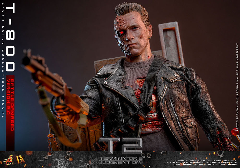 ターミネーター2「T-800（バトルダメージ／2.0版）」のフィギュア画像