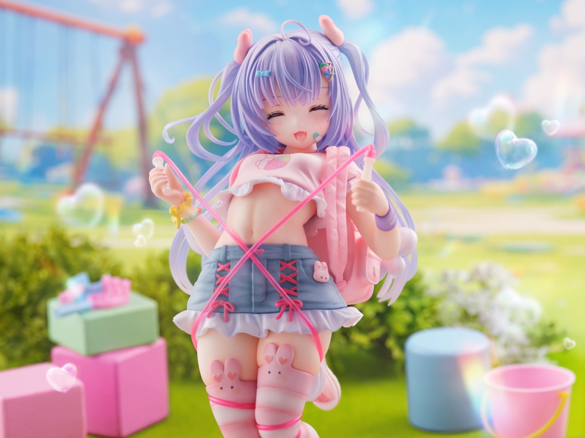 ゆゆこ氏オリジナルイラスト「なわとび女児ちゃん 羽月美卯 illustration by ゆゆこ」のフィギュア画像