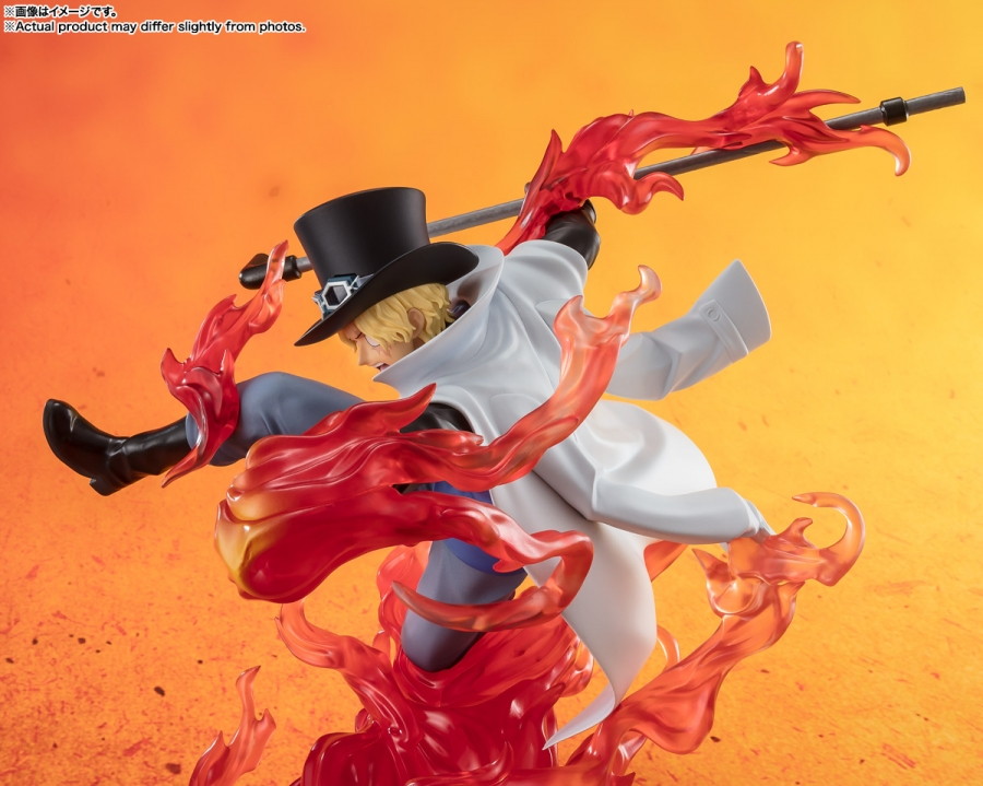 ONE PIECE「フィギュアーツZERO ［超激戦］サボ -火拳 王手飛車-」のフィギュア画像