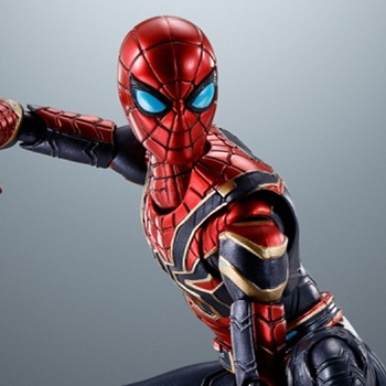 スパイダーマン：ノー・ウェイ・ホーム「S.H.Figuarts アイアン・スパイダー（スパイダーマン：ノー・ウェイ・ホーム）」のフィギュア